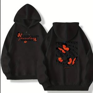 Butterfly Pattern Hoodie